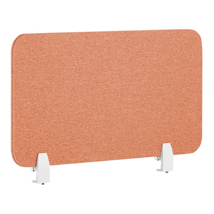 Panou de separare birou rosu deschis 72 x 40 cm Wally