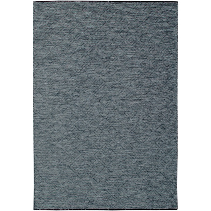 Covor Exterior, Seta Hali, PATIO S0084 / RL101 ANTRACITE, 80x150 cm, Antracit, Destinat Pentru Exterior, Material Bumbac 65%, Polipropilen 35%, Design Geometric, Talpa Antiderapanta, Calitate Superioara, Rezistenta La Pete, Usor De Intretinut, 1.2 kg