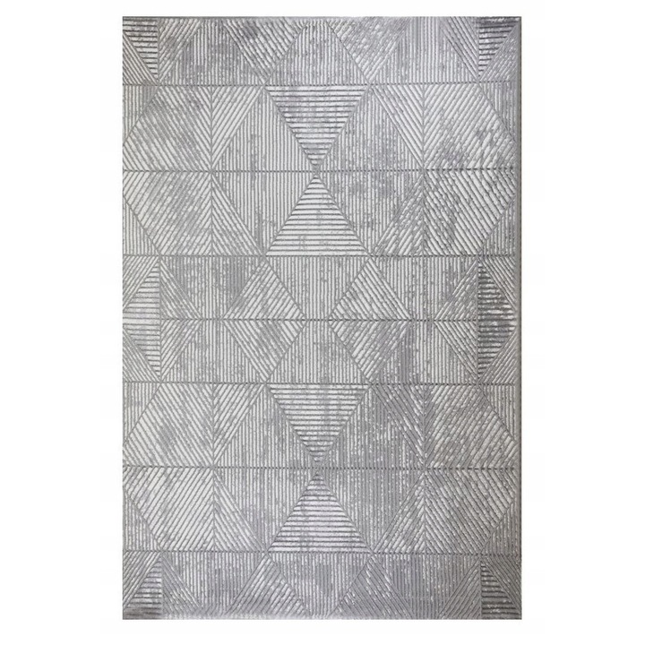 Covor, Seta Hali, ANETT E801AG_2B931, 80x150 cm, Bej/Gri, Destinat Pentru Camera De Zi, Dormitor, Hol, Bucatarie, Material Polipropilen, Design Clasic, Calitate Superioara, Rezistent La Pete, Usor De Intretinut, 1.5 kg