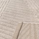 Covor, Seta Hali, LILY E858AW_Y2072, 80x150 cm, Bej Crem, Destinat Pentru Living, Dormitor, Hol, Bucatarie, Material Poliester, Design Geometric, Calitate Superioara, Rezistent La Pete, Usor De Intretinut, 1.5 kg