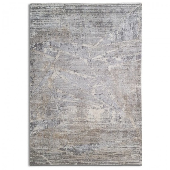 Covor, Seta Hali, Opera, 120x170 cm, Bej/Gri, Destinat Pentru Living, Dormitor, Hol, Bucatarie, Material Poliester, Design Abstract, Calitate Inalta, Rezistent La Pete, Usor De Intretinut, 2.9 kg