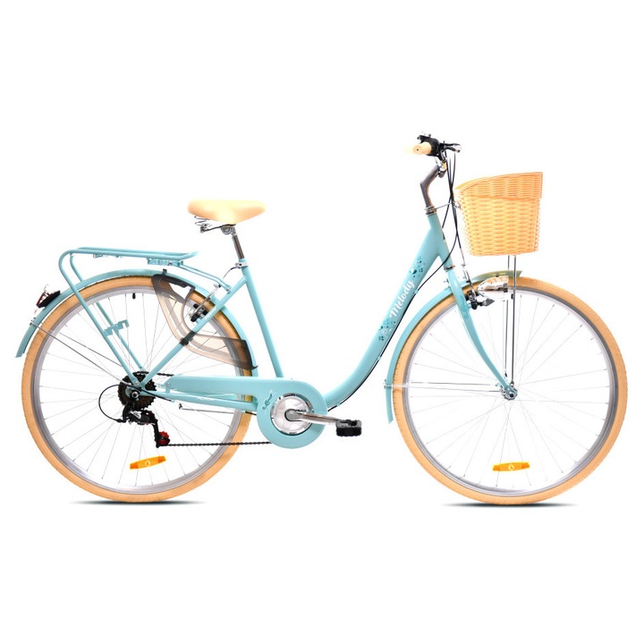 Adria Melody női városi 7 sebességes 28 kerékpár Türkiz