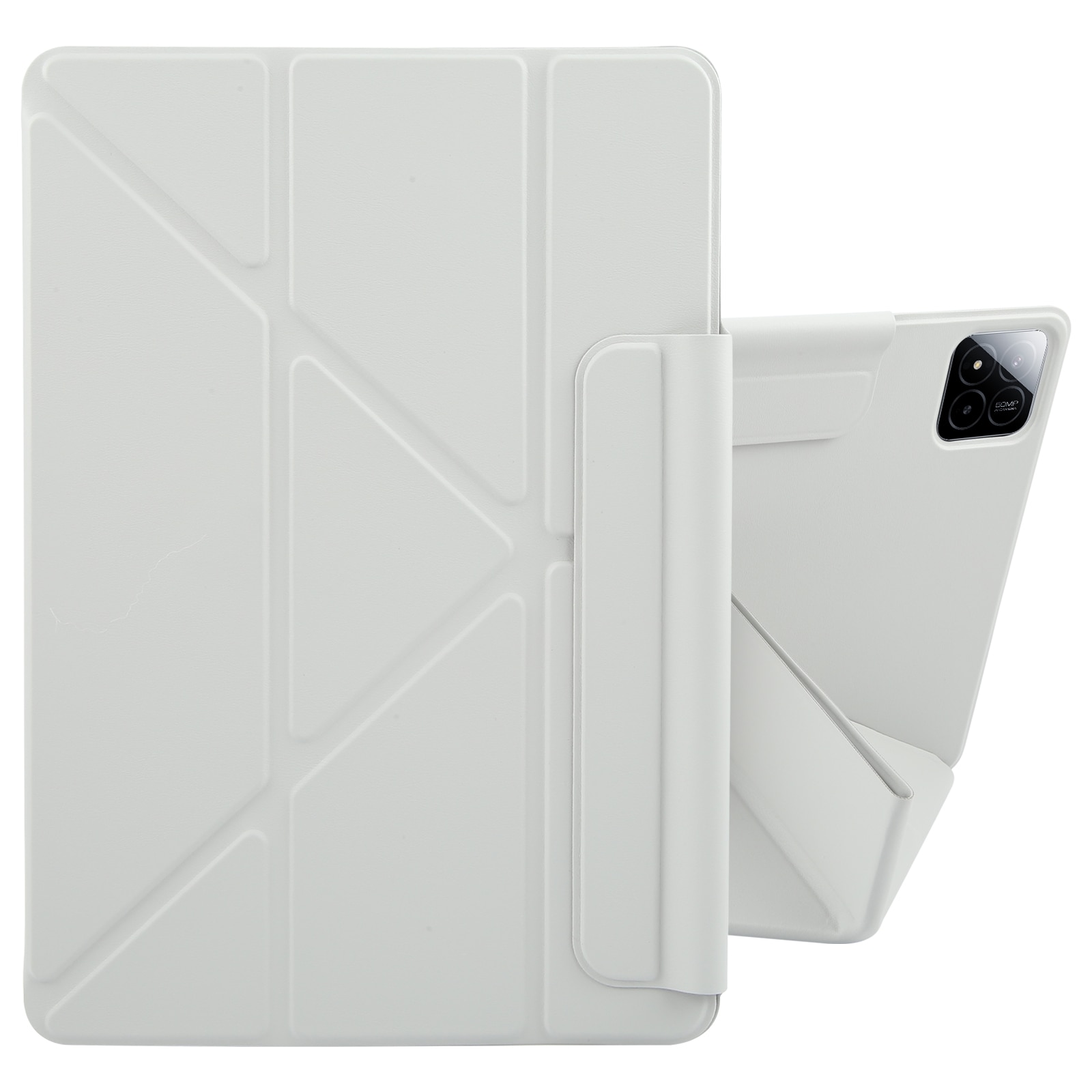 Husa tableta pentru Xiaomi Pad 7 / 7 Pro, piele + TPU, cu fixare magnetica, gri