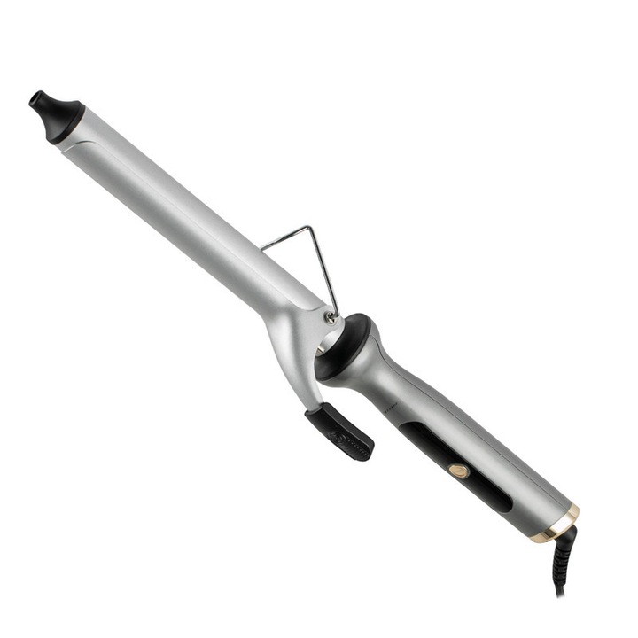 SOKANY hajsütővas, kerámia bevonat, 25 mm, gyors felmelegedés, 950 °F, 60 W, 360 fokban forgatható elektromos kábel, csúszásgátló gombok