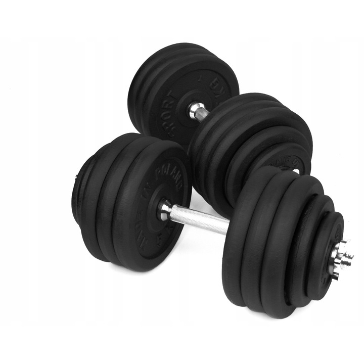 Gantera 2x40kg SPORT BLAST, 80kg, metal, 28,5mm