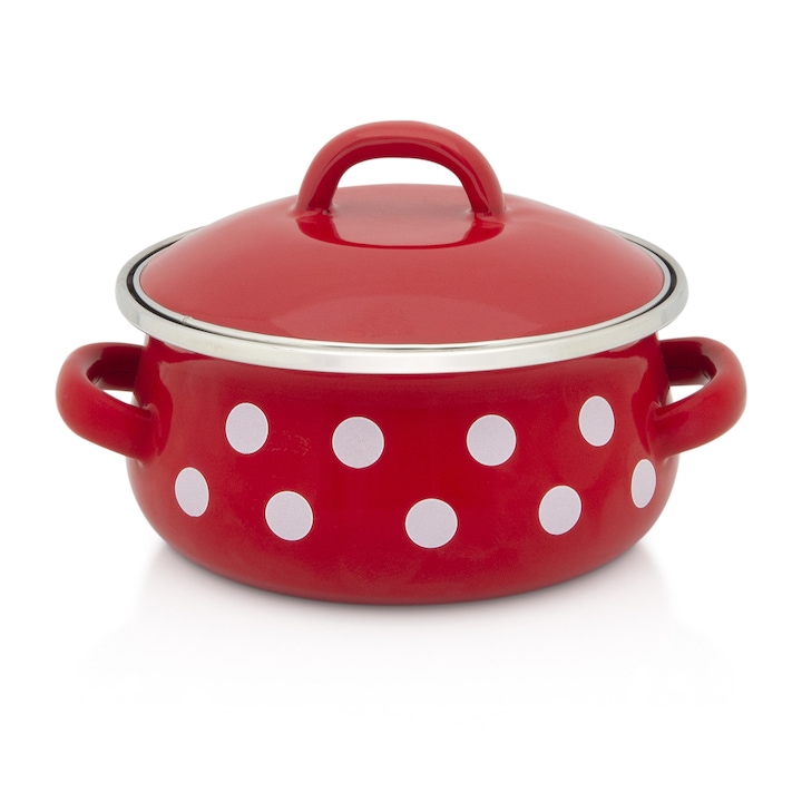 Cratita 0.75l Tufne Metalac email/12cm/0.75l