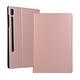 Husa tableta compatibila cu Samsung Galaxy Tab S7 T870, piele elastica texturata, deschidere orizontala, suport, roz aurie