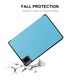 Husa tableta pentru Xiaomi Pad 6/6 Pro, textura piele ENKAY, design tri-fold, suport, albastru deschis