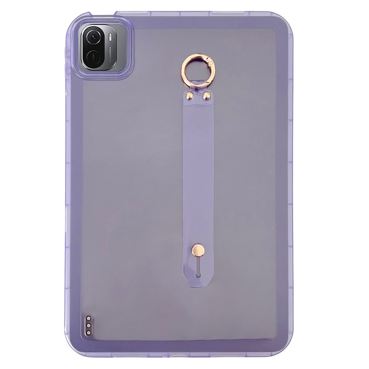 Husa tableta pentru Xiaomi Pad 5/5 Pro, carcasa hibrida din PC si TPU, cu suport pentru incheietura, mov