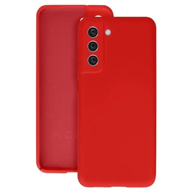 Husa protectie pentru Samsung S21 FE Liquid Silicone Rosu