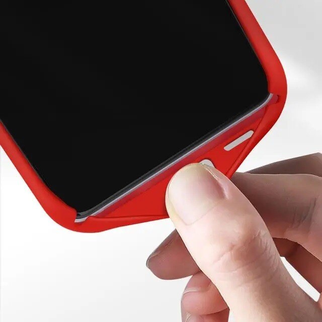 Husa protectie pentru Samsung S21 FE Liquid Silicone Rosu