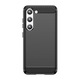 Husa Protectie, Husa de Protectie pentru Samsung Galaxy S23+, din TPU cu Element de Carbon, Negru