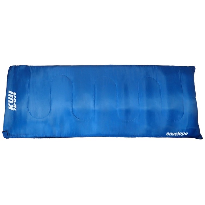 Sac de dormit ENVELOPE 1, 190x75cm, material PES 170T, izolatie 150 g/m2, culoare albastru inchis, greutate 0,85 kg