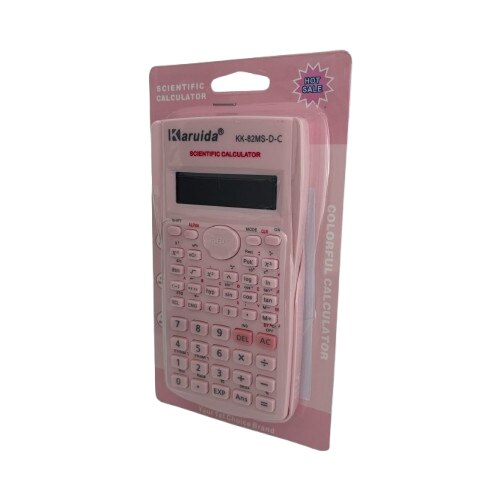 Calculator stiintific, 240 de functii, 2 linii, Roz - eMAG.ro