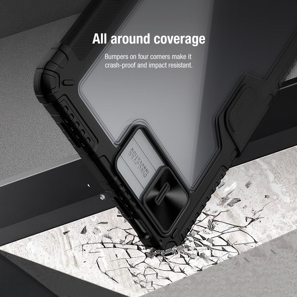 Husa tableta pentru Xiaomi Pad 6/6 Pro, NILLKIN Bumper Pro Camshield, piele + TPU, negru