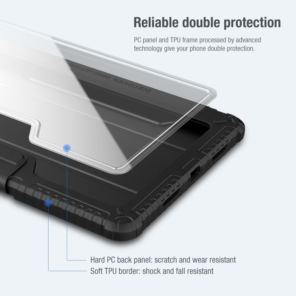 Husa tableta pentru Xiaomi Pad 6/6 Pro, NILLKIN Bumper Pro Camshield, piele + TPU, negru