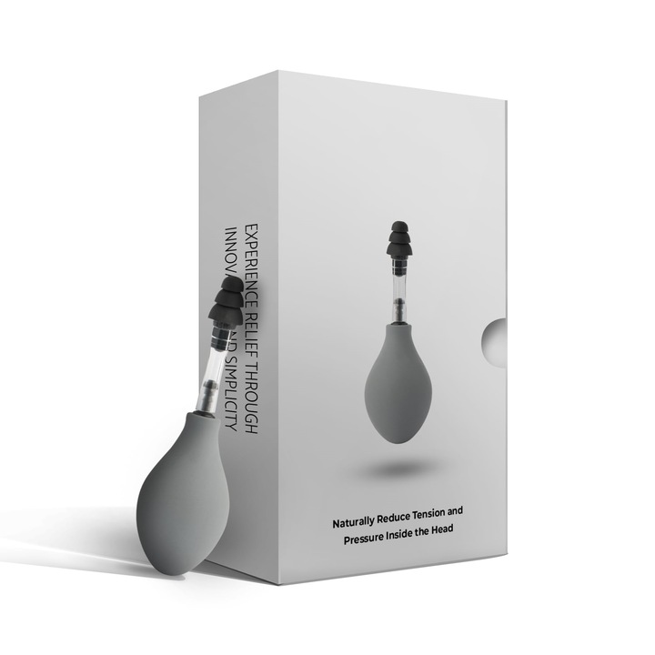 Extractor de ureche pentru reducerea tensiunii, presiunii si simptomelor pulsatile, set.