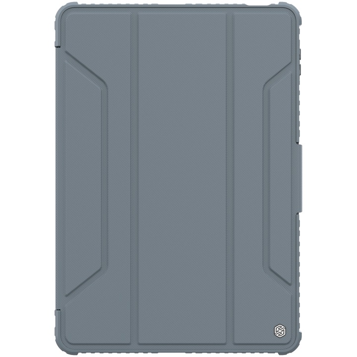 Xiaomi Pad 5 Pro tablet tok, PU bőr, Pro védőtok, tolltartó és ébresztő/alvás funkció (szürke)
