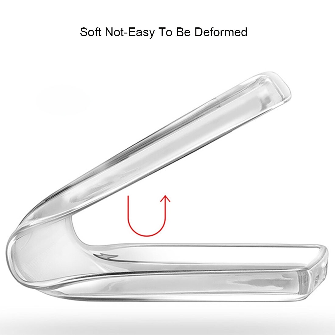 Husa tableta pentru Huawei Mediapad M5 Lite, silicon transparent, carcasa anti-soc, spate transparent, protectie completa, negru