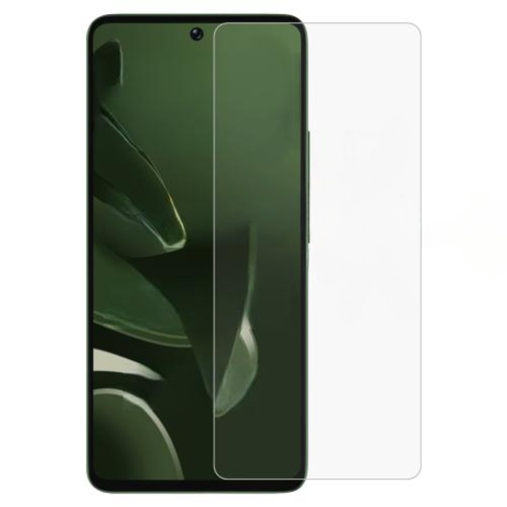 Протектор за екран за XIAOMI Poco M7 PRO 5G / Poco X7 / Poco X7 PRO, ТВЪРДО закалено стъкло, Съвместим със сензор за пръстови отпечатъци, Прозрачен