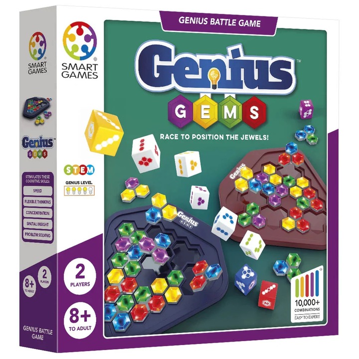 Társasjáték Smart Games, Genius Gems, Nemzetközi kiadás