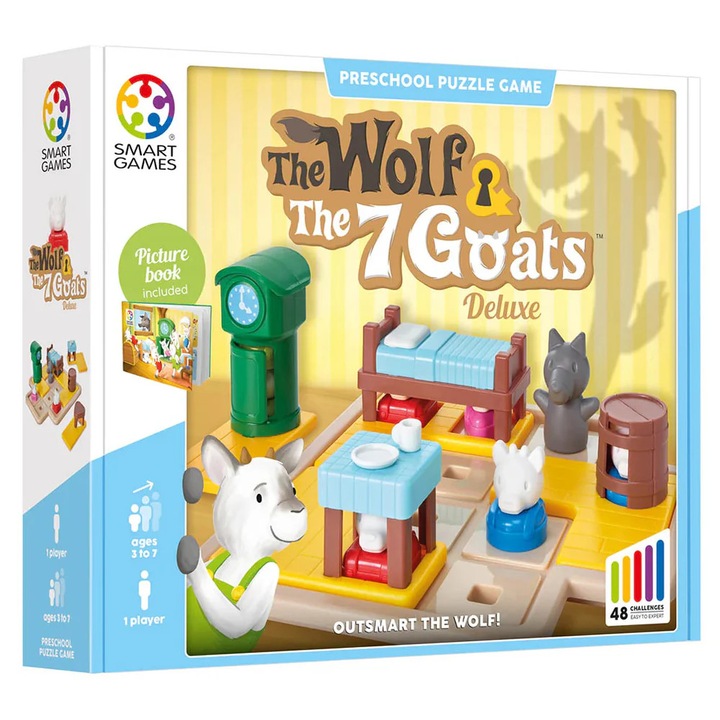 Game Smart Games, A farkas és a 7 kecskegida, Deluxe, Többnyelvű