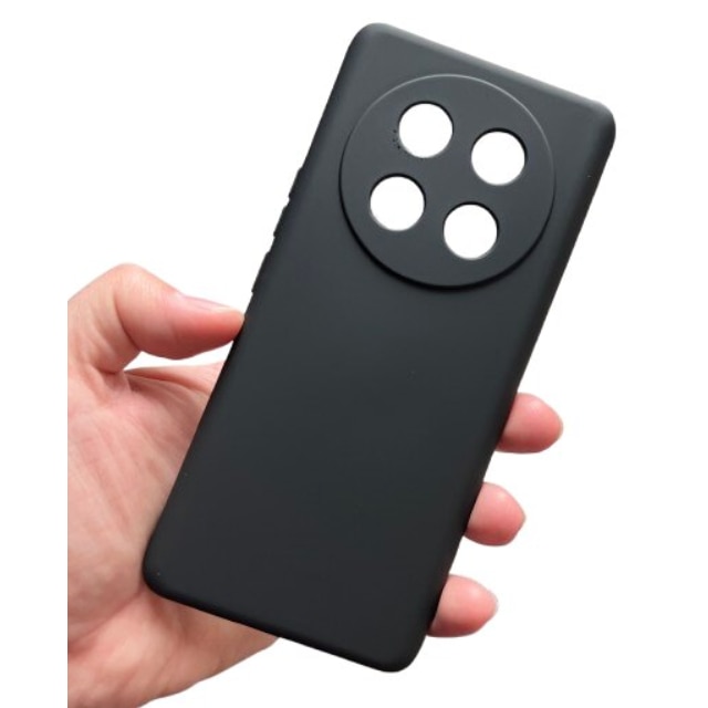 Husa telefon compatibila cu Honor Magic7 Lite, Soft Silicone Premium, Anti-Soc, Protectie camera, Microfibra interior ( catifea ), Margini Ridicate pentru Protectia Ecranului, Negru