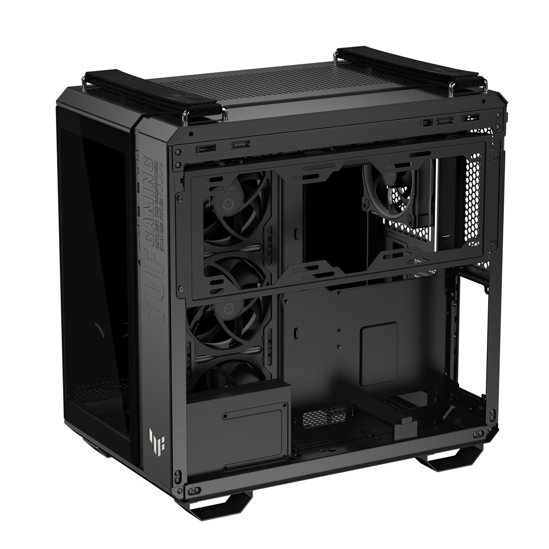 Carcasa Asus TUF GAMING GT502 HORIZON TG ARGB, Midi Tower, 4x 3.5