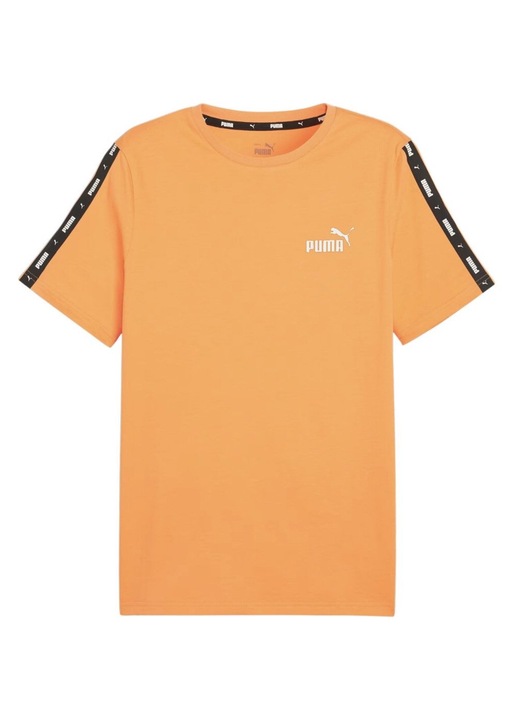 Tricou barbati Puma, portocaliu, bumbac, croi standard, 2XL INTL