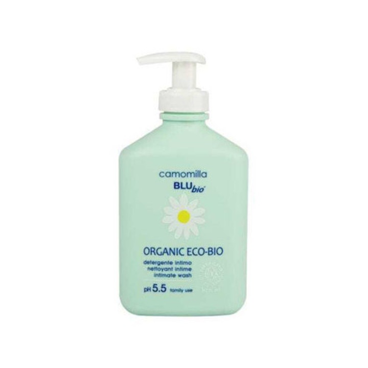 Gel igiena intima Camomilla Blu organic, cu aloe vera si musetel, pH 5.5, 300ml