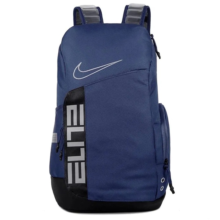 Nike NK Elite 5883 hátizsák, nagy kapacitású, légpárnás vállpántokkal, sötétkék - 48 cm x 28 cm x 17 cm