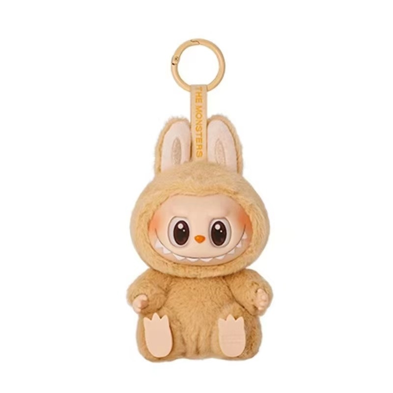 Labeb Mama Labubu Babák, POPMART, Ülő Baba, Barna - 17cm - eMAG.hu