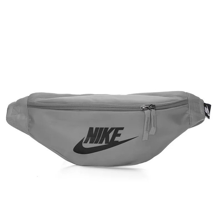 Чанта за кръста, NIKE, спортна, сива - 20см x 10см x 4см