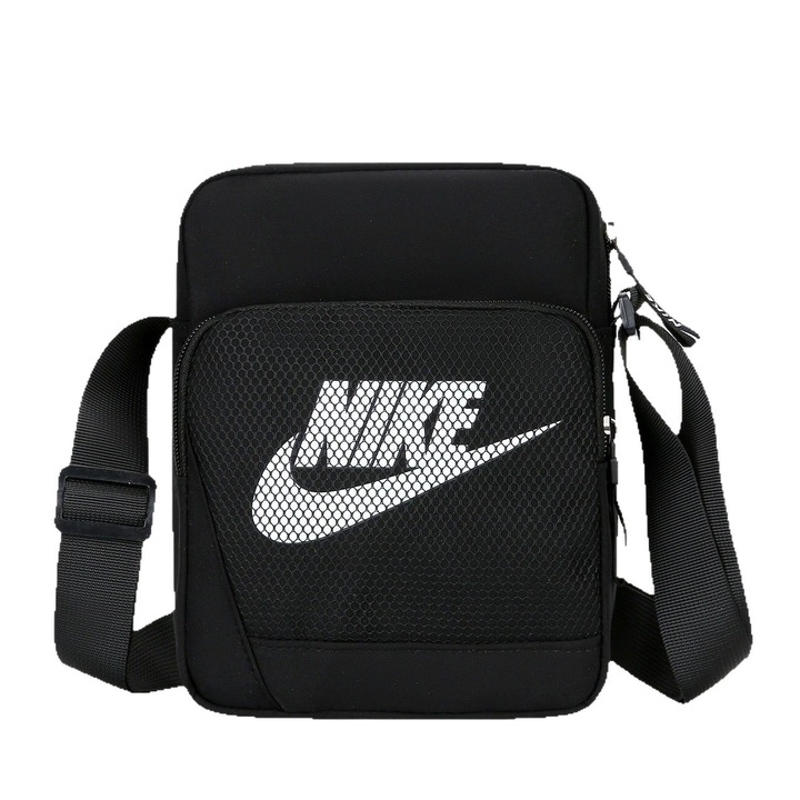 Чанта през рамо, NIKE, черна - 21см x 16см x 8см