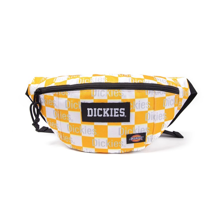 Dickies övtáska, 38x8x18 cm, Sárga/Fehér