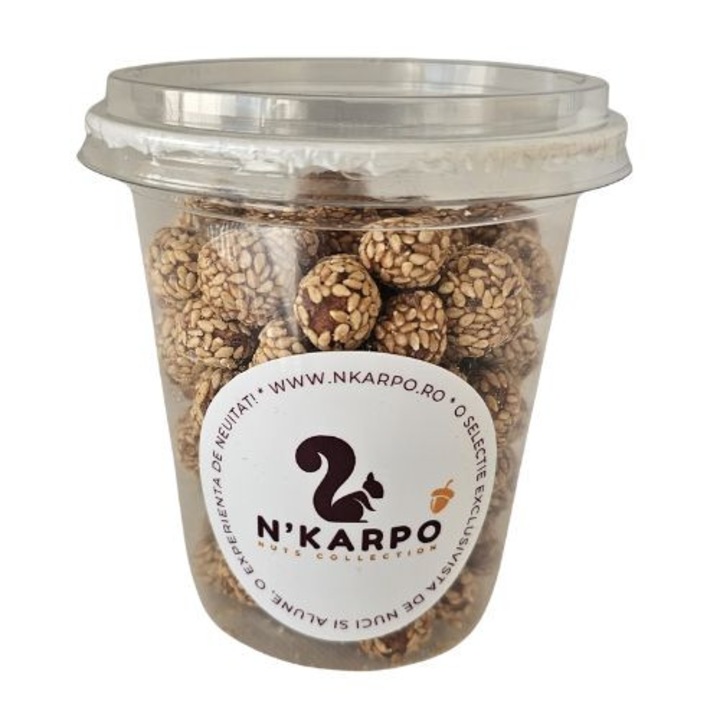 Карамелизирани фъстъци, обвити в сусам, 200 г