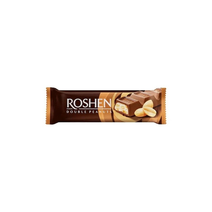 Csokoládé-mogyoró krémszelet, doboz 30 db x 33 g, Roshen