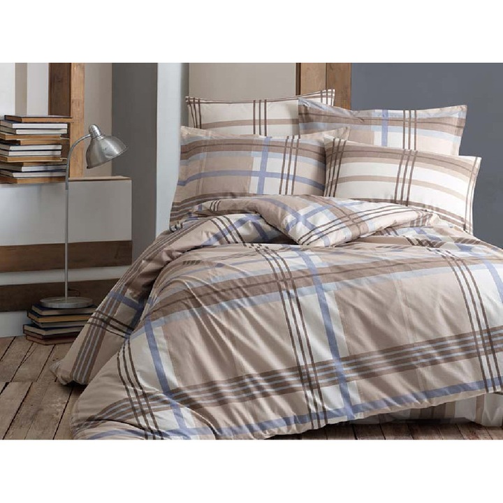 Ágyneműhuzat 1 személyre, LX0256 modell, 100% pamut, 3 darab