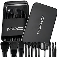 Set 12 pensule de machiaj premium, negru