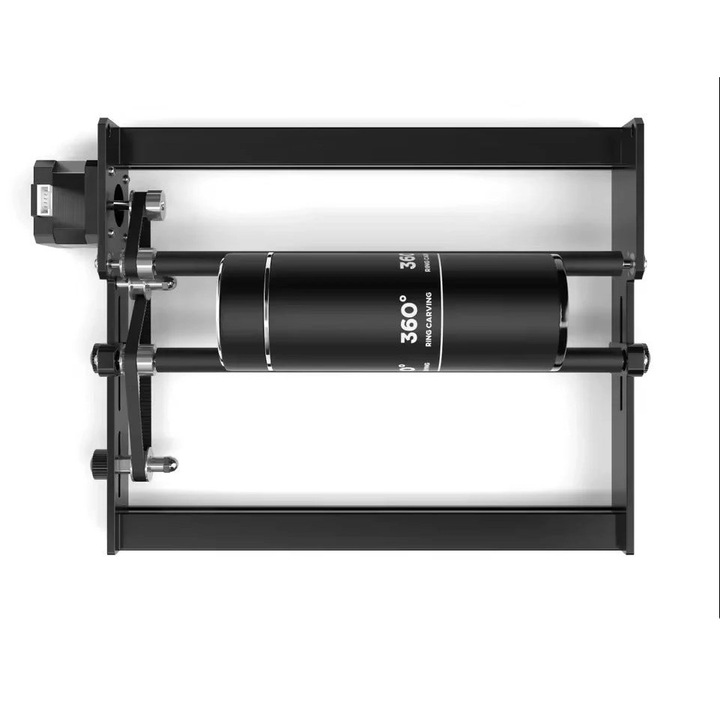 Lézergravírozó görgő, 5-150 mm tartóátmérő, 1, 45 kg, fekete