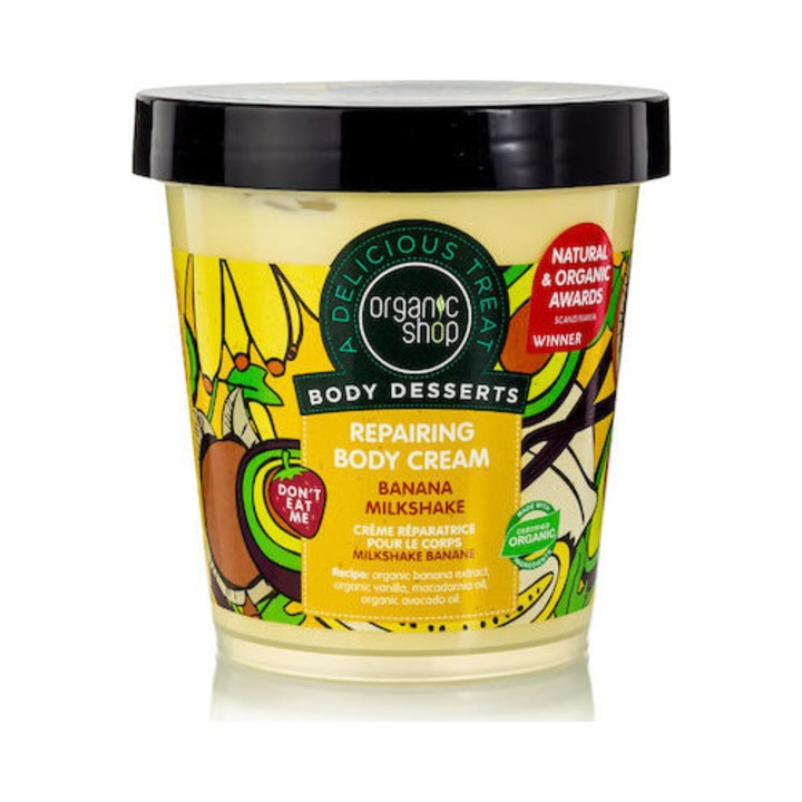 Natura Siberica Epanorthotike testápoló tej, banán, 450ml