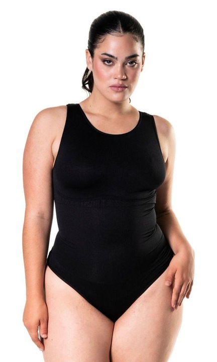 Body modelator Heyshape, guler rotund, tanga, confortabil, ecologic, XS INTL