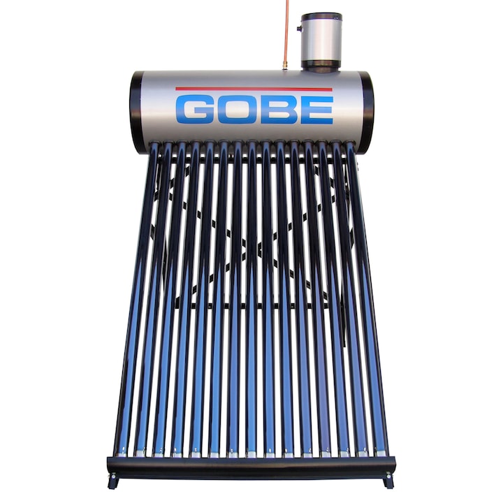 Panou solar 100 litri nepresurizat cu 10 tuburi vidate pentru preparare apa calda menajera GOBE