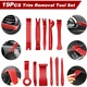 Set 19 scule demontare interior auto, HaploS®, plastic PMMA, cu husa, rosu