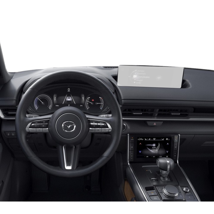 Защитно фолио за навигация, Duragon, Mazda MX-30 e-Skyactiv R-EV 2023-2025, Duragon, protectie Display Navigatie, silicon Mat, Anti-zgarieturi, Anti-amprenta, Regenerabila, Flexibila, Anti-Shock, kit instalare