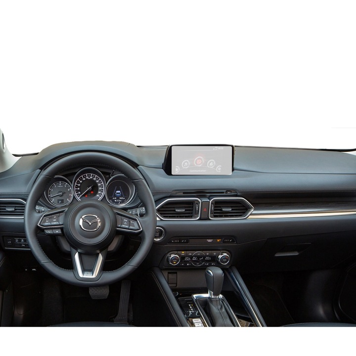 Защитно фолио за навигация, Duragon, Mazda CX-5 2016-2018, Устойчив на надраскване, Против отпечатъци от пръсти, Самовъзстановяващ се, Гъвкав, Противоударен, Комплект за инсталация