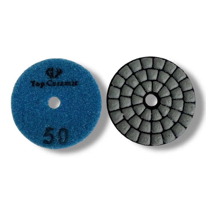 Discheta diamantata diametru 50 mm, granulatie 50, Top Ceramic 79568