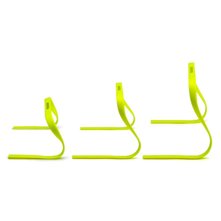 Set 5 obstacole antrenament Team flexibile, inaltime 15 / 23 / 30 cm