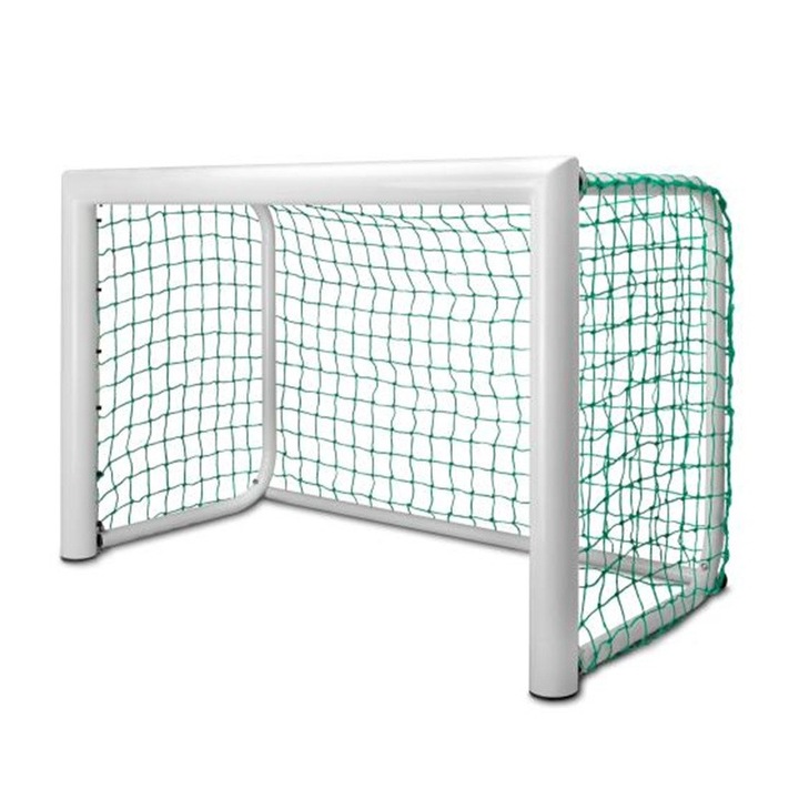 Poarta mini fotbal TeamSports 1, 2 x 0, 8 m, din aluminiu, mobila, plasa inclusa