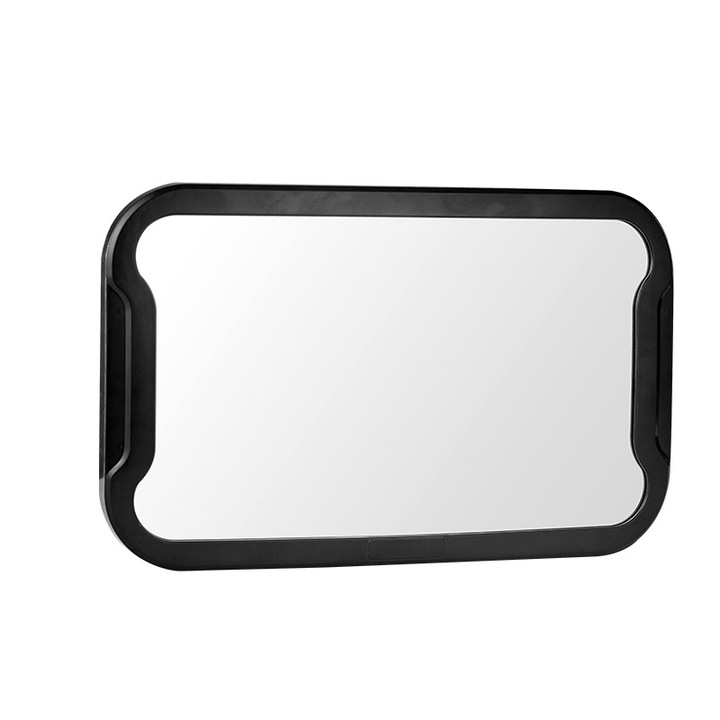 Oglinda retrovizoare auto pentru bebelusi, rotatie 360°, curea elastica reglabila, oglinda retrovizoare auto pentru scaunul pentru copii si purtatorul de bebelusi, fabricata din sticla